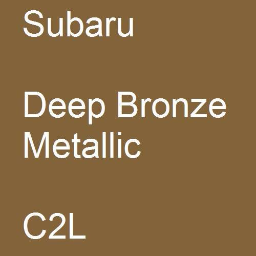 Subaru, Deep Bronze Metallic, C2L.